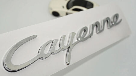 DK Tuning Porsche Cayenne 2004 2010 Bagaj Yazı Logo Amblem