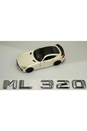 Mercedes Benz Ml320 Bagaj Krom Metal 3m 3d Yazı Logo