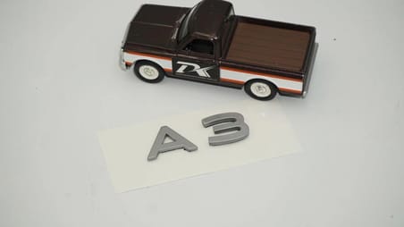 DK Tuning A3 2025+ Bagaj Gümüş 3M Yazı Logo Audi İle Uyumlu