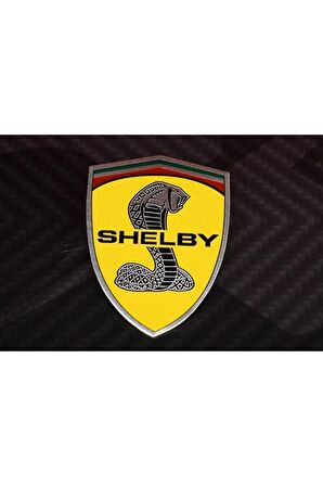 Mustang Shelby Kobra Logo 3m 3d Body Plaka Metal Oem Yeni Ürün