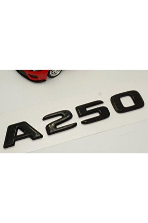 A 250 Bagaj Parlak Siyah Abs 3m 3d Yazı Logo