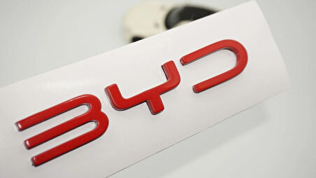 DK Tuning Byd Bagaj Kırmızı ABS Bagaj Yazı Logo Arma