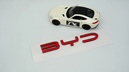 DK Tuning Byd Bagaj Kırmızı ABS Bagaj Yazı Logo Arma