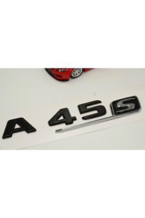 A 45s Bagaj Parlak Siyah Abs 3m 3d Yazı Logo