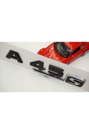 A 45s Bagaj Parlak Siyah Abs 3m 3d Yazı Logo