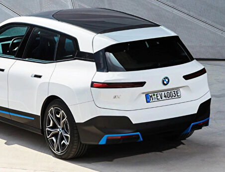 DK Tuning iX Bagaj Mavi Gri ABS 3M Yazı Logo Arma Bmw İle Uyumlu