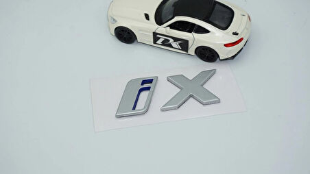 DK Tuning iX Bagaj Mavi Gri ABS 3M Yazı Logo Arma Bmw İle Uyumlu