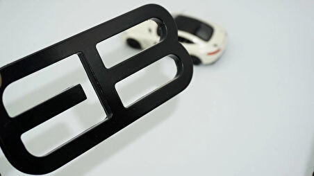 DK Tuning Mustang Ecoboost Billet EB Bagaj Amblemi Siyah Logo Arma