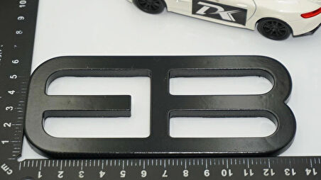 DK Tuning Mustang Ecoboost Billet EB Bagaj Amblemi Siyah Logo Arma