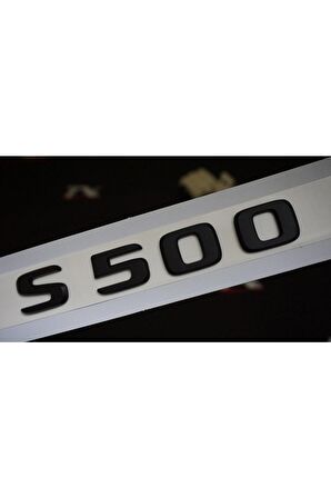 S500 Bagaj Yazı Logo Mat Siyah Renk Oem Ürün
