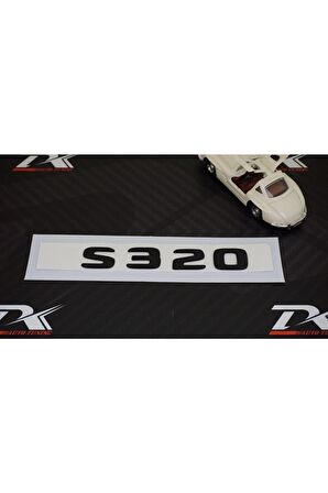 S320 Bagaj Yazı Logo Mat Siyah Renk Oem Ürün