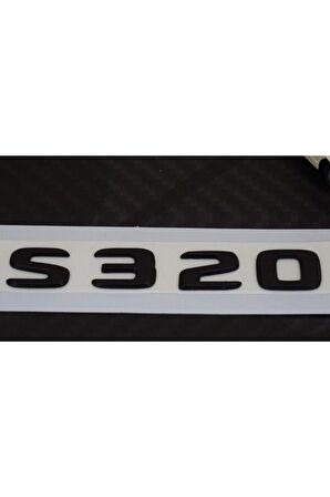 S320 Bagaj Yazı Logo Mat Siyah Renk Oem Ürün