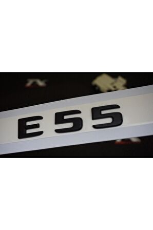 E55 Bagaj Mat Siyah 3m Yazı Logo Orjinal Ürün