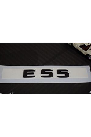 E55 Bagaj Mat Siyah 3m Yazı Logo Orjinal Ürün