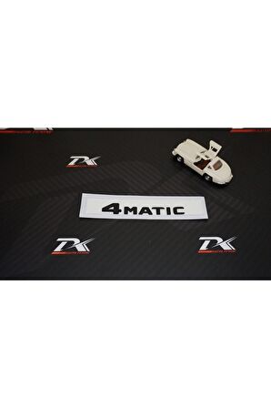 4 Matic Bagaj Siyah Renk 3m 3d Yazı Logo Orjinal Ürün