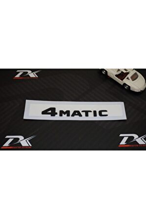 4 Matic Bagaj Siyah Renk 3m 3d Yazı Logo Orjinal Ürün