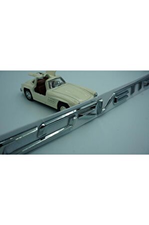 Corvette Bagaj Krom Metal 3m 3d Yazı Logo Arma