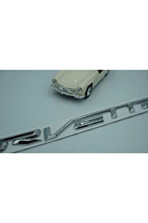 Corvette Bagaj Krom Metal 3m 3d Yazı Logo Arma
