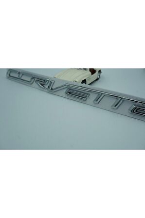 Corvette Bagaj Krom Metal 3m 3d Yazı Logo Arma