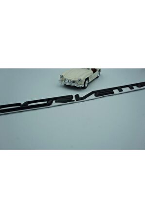 Corvette Bagaj Krom Metal 3m 3d Yazı Logo Arma