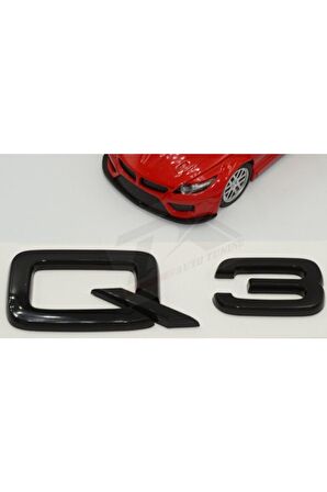 Audi Q3 Bagaj Krom 3m Yazı Logo Orjinal Ürün Uyumlu