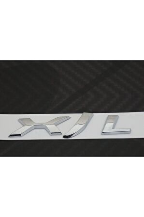 Xjl Bagaj 3m 3d Krom Logo Amblem Orjinal Ürün