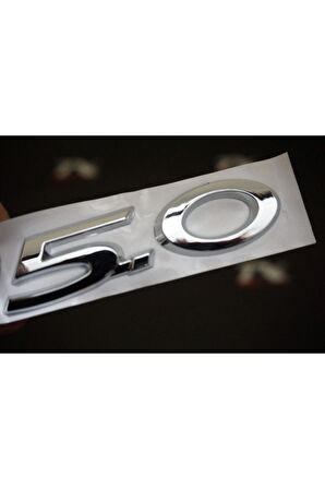 5.0 Xj Xjl Xf Bagaj 3m 3d Krom Logo Amblem Orjinal Ürün