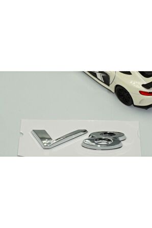 Dk V8 Xj Xjl Xf Bagaj 3m 3d Krom Logo Amblem Ürün