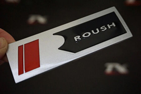 DK Tuning Ford Mustang ROUSH Bagaj Body Logo Krom Metal 3M Plaka