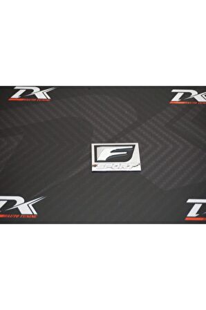 F Sport Bagaj Body Logo Krom Metal 3m Plaka