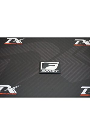 F Sport Bagaj Body Logo Krom Metal 3m Plaka