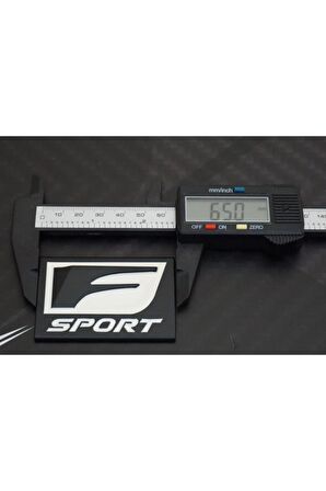 F Sport Bagaj Body Logo Krom Metal 3m Plaka
