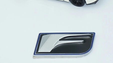 DK Tuning Lexus F Sport Bagaj Krom Metal 3M Logo Arma