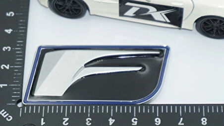 DK Tuning Lexus F Sport Bagaj Krom Metal 3M Logo Arma