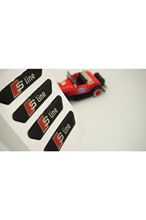 Audi S Line Logo Kapı Kenarı Koruma Metalize Damla Desen 3m Band Uyumlu
