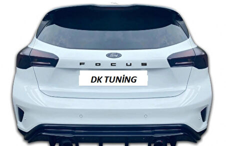 DK Tuning Ford Focus MK4 Yeni Model Bagaj 3M 3D Siyah ABS Logo Amblem