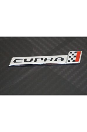 Cupra Leon Ibiza Altea Bagaj Krom Metal 3m 3d Yazı Logo