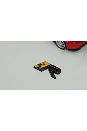 Volvo R Rozet Isveç Bayrağı 3m 3d Siyah Metal Bagaj Yazı Logo