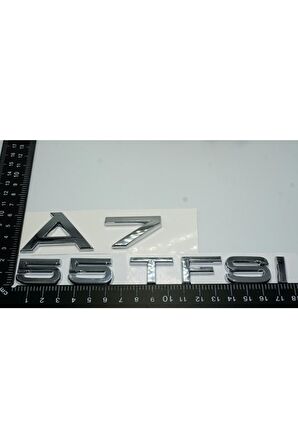 Audi A7 55 Tfsi Krom Abs 3m 3d Bagaj Yazı Logo Orjinal Ürün