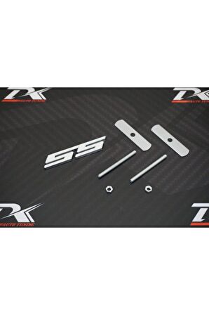 Ss Logo Ön Panjur Vidalı 3d Krom Metal Logo Amblem