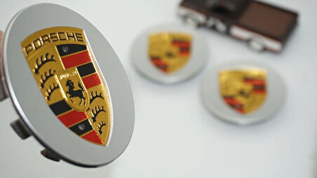 DK Tuning Porsche Gri Jant Göbeği Kapak Seti 76mm
