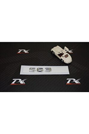 S 63 Bagaj Krom Metal 3m 3d Yazı Logo