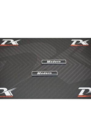 Bmw Modern Yan Çamurluk 3m 3d Krom Logo Amblem Seti Orjinal Ürün