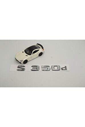 S350d Bagaj Krom Abs 3m 3d Yazı Logo