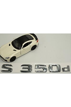 S350d Bagaj Krom Abs 3m 3d Yazı Logo