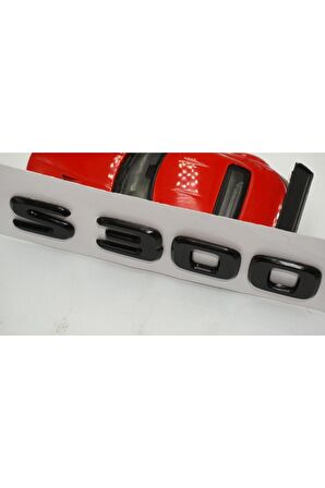 S 300 Bagaj Parlak Siyah Abs 3m 3d Yazı Logo