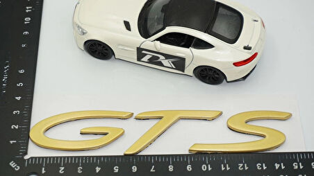 DK Tuning Porsche GTS Bagaj Gold Yazı Logo Arma