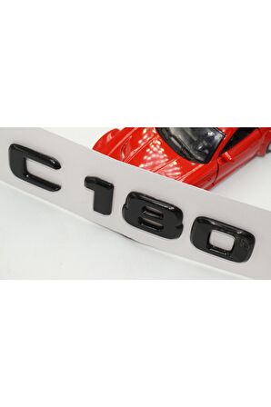 C 180 Bagaj Parlak Siyah Abs 3m 3d Yazı Logo