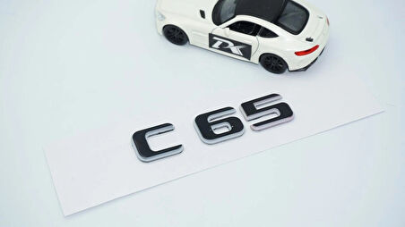 DK Tuning C 65 Bagaj Gri Siyah ABS Yazı Logo Benz İle Uyumlu
