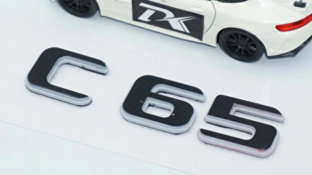 DK Tuning C 65 Bagaj Gri Siyah ABS Yazı Logo Benz İle Uyumlu